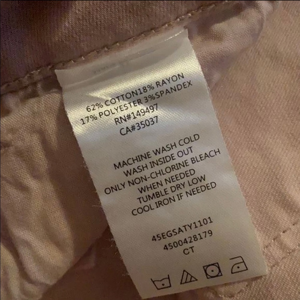 Sam Edelman Mid Rise Skinny Jeans Pink tie die NWT $128 - Picture 5 of 5